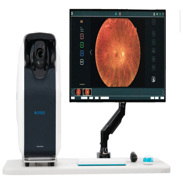 8μm οπτική ανάλυση Wide Field Fundus Camera με 27 ιντσών HD χρωματική οθόνη και αυτόματη εστίαση για οφθαλμική διάγνωση