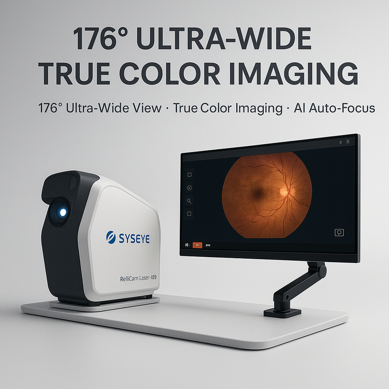 176° Wide Field Fundus Camera με LED True Color και αυτόματη λειτουργία για απεικόνιση αμφιβληστροειδούς υψηλής ευκρίνειας